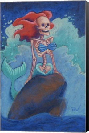 Framed Part of Your (Skelly) World Print