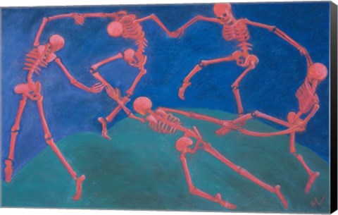 Framed (Skelly) Dance Print