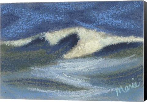 Framed Wave Portrait No. 18 Print