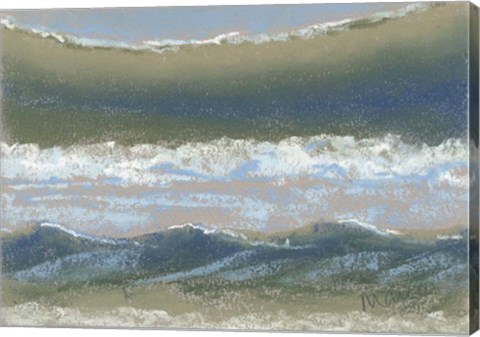 Framed Blue and Green Print