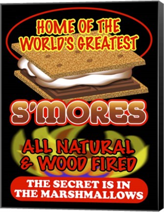Framed S&#39;Mores Print