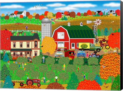 Framed Harvest Time Print