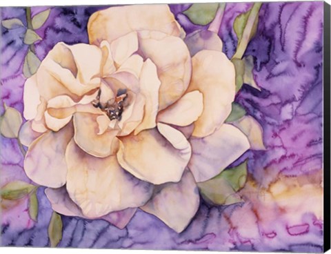 Framed Yellow Rose Print