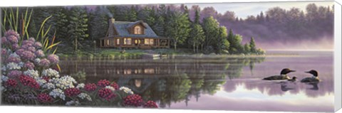 Framed Beside Still Waters Print