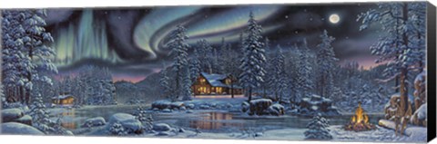 Framed Rivers of Light Trilogy II Print