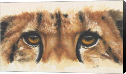 Framed Eye- Catching Cheetah Print