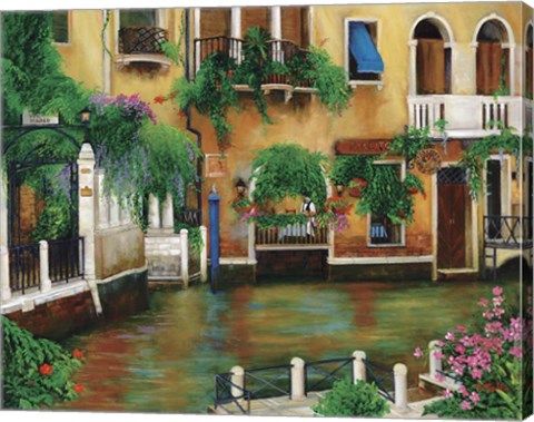 Framed Canal Da Marco Print