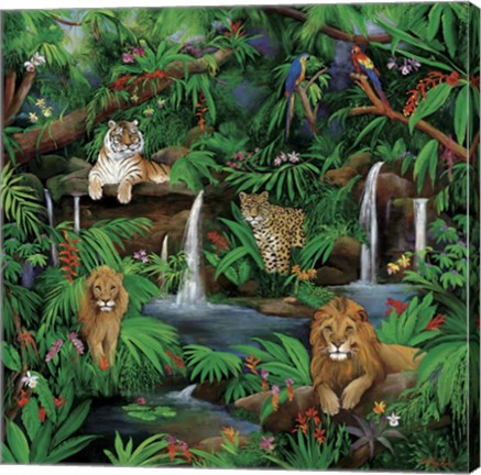 Framed Paradise Jungle Print
