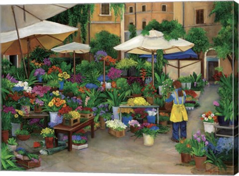 Framed Roma Fiori Print