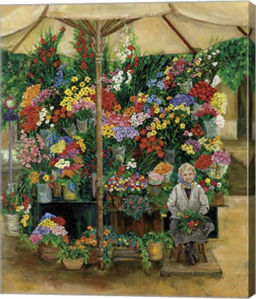 Framed Roma Flowers Print