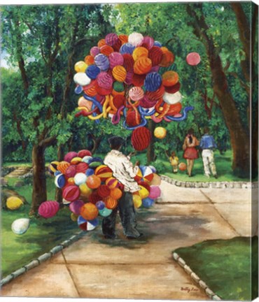 Framed Balloon Man Print