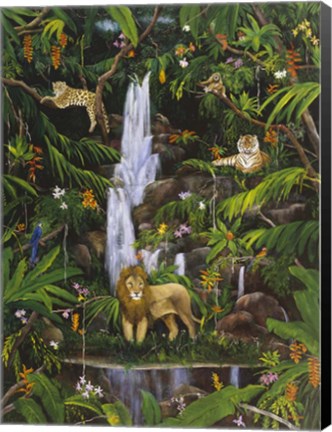 Framed Tropical Rainforest Print