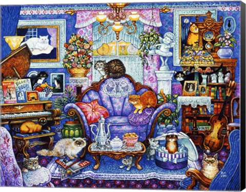 Framed Blue Room Print