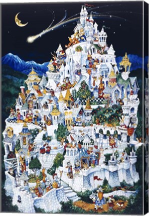 Framed Animal Castle Print