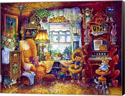 Framed Teddy Bears Print