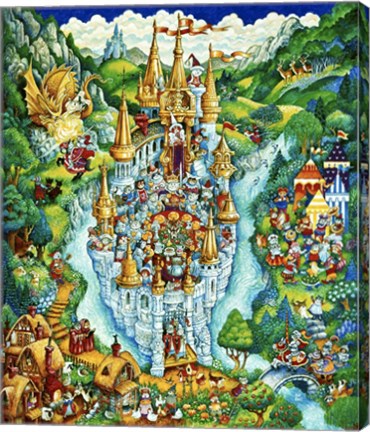 Framed Cats Of Camelot Print