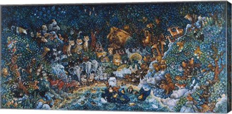 Framed Noah&#39;s Dilemma Long Print