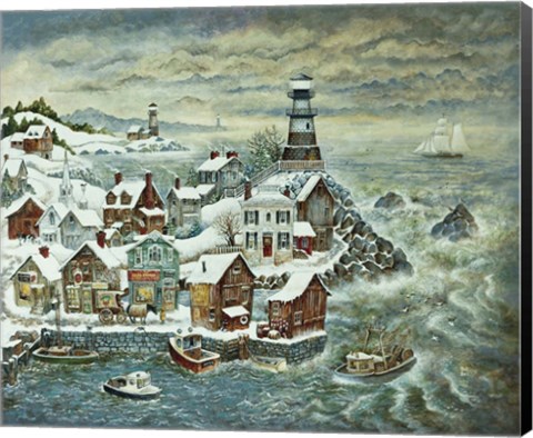 Framed Northern Lights Print