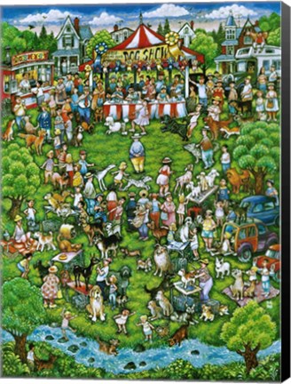 Framed Dog Show Print