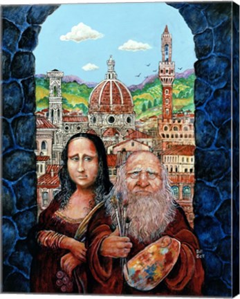 Framed Italian Gothic Print