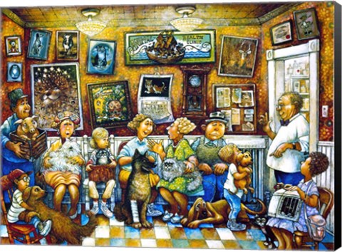 Framed Visit To The Vet Print