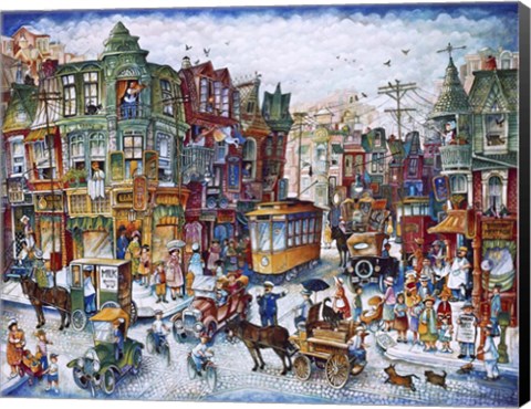 Framed St. Lawrence Blvd (Montreal) Print