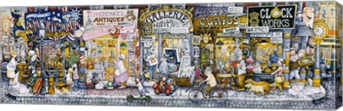 Framed Antique Row Print