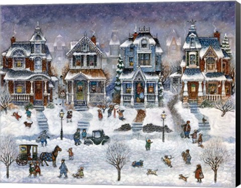 Framed Snow Day Print