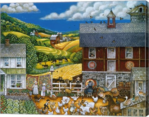 Framed Pennsylvania Summer Print