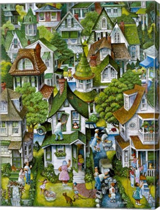 Framed Suburban Print