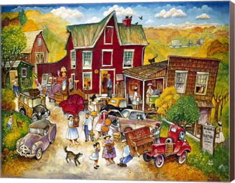 Framed Auction Print