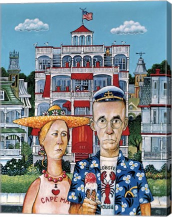 Framed Cape May Gothic Print