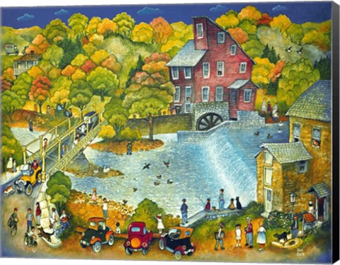 Framed Old Mill Print