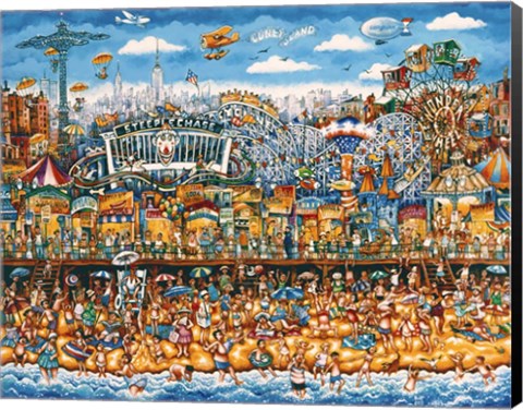 Framed Coney Island Print