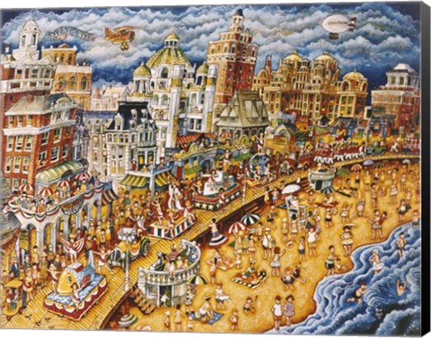 Framed Miss America Parade Print