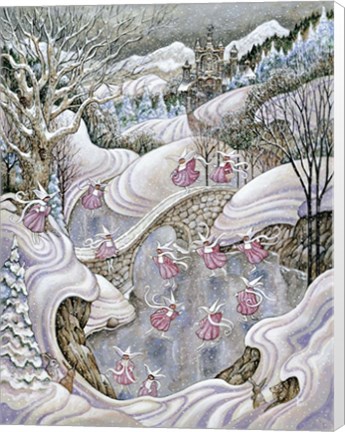 Framed Pink Ladies Print