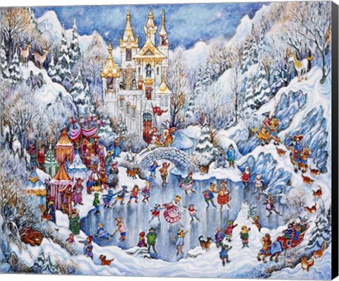 Framed Camelot Winter Print