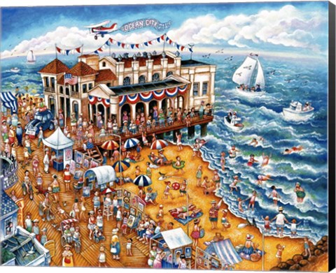 Framed Music Pier Print