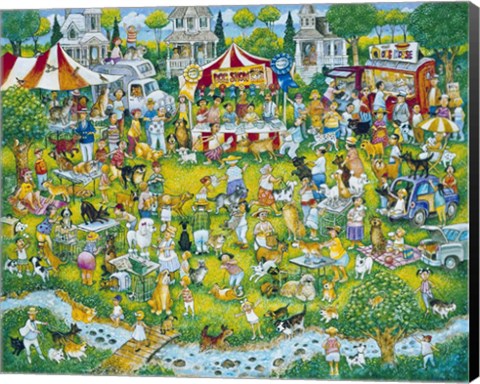 Framed Where&#39;s Woofo Print