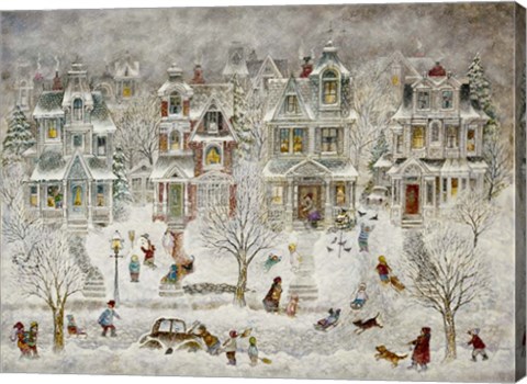 Framed Flurries Print