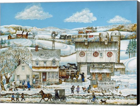 Framed Cold And Clear Print