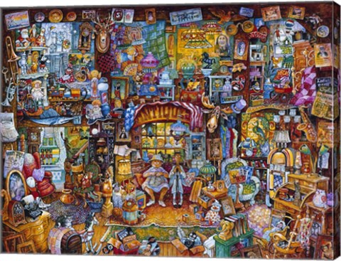 Framed Antiques Print