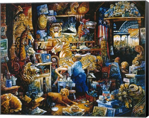 Framed Ride A Pink Horse Print