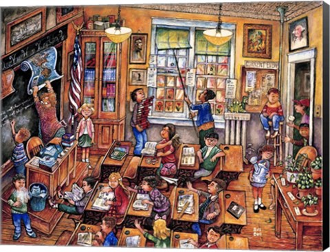 Framed School Room Print