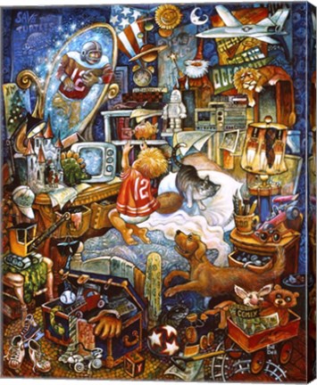 Framed Superboy Print