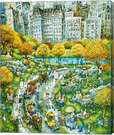 Framed Central Park Sunday Print