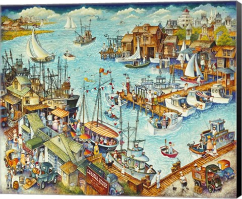 Framed Marina / Cape May Print