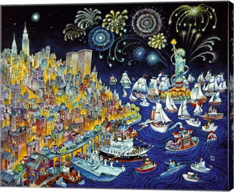 Framed Liberty NYC Print