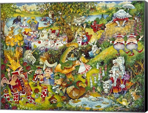 Framed Alice In Wonderland Print