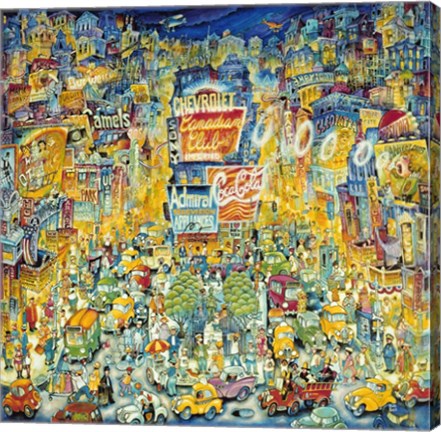 Framed New York Times Square Print